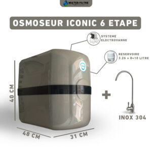 OSMOSEUR ICONIC 6 ETAPE MEMBRANE 80 GPD