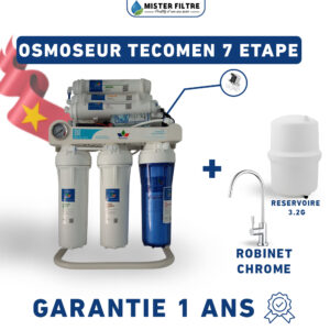 OSMOSEUR TECOMEN 7 ETAPE MEMBRANE 75 GPD