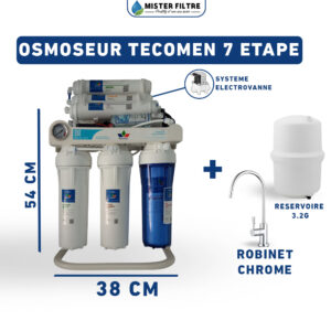 OSMOSEUR TECOMEN 7 ETAPE MEMBRANE 75 GPD